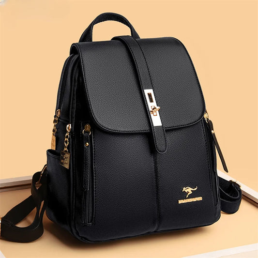 casual  Leather Backpack